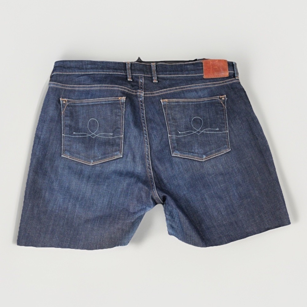 NWOT Lucky Brand Jeans‎ Shorts 16/33 Women Blue Distressed Made In USA Summer - Picture 2 of 14
